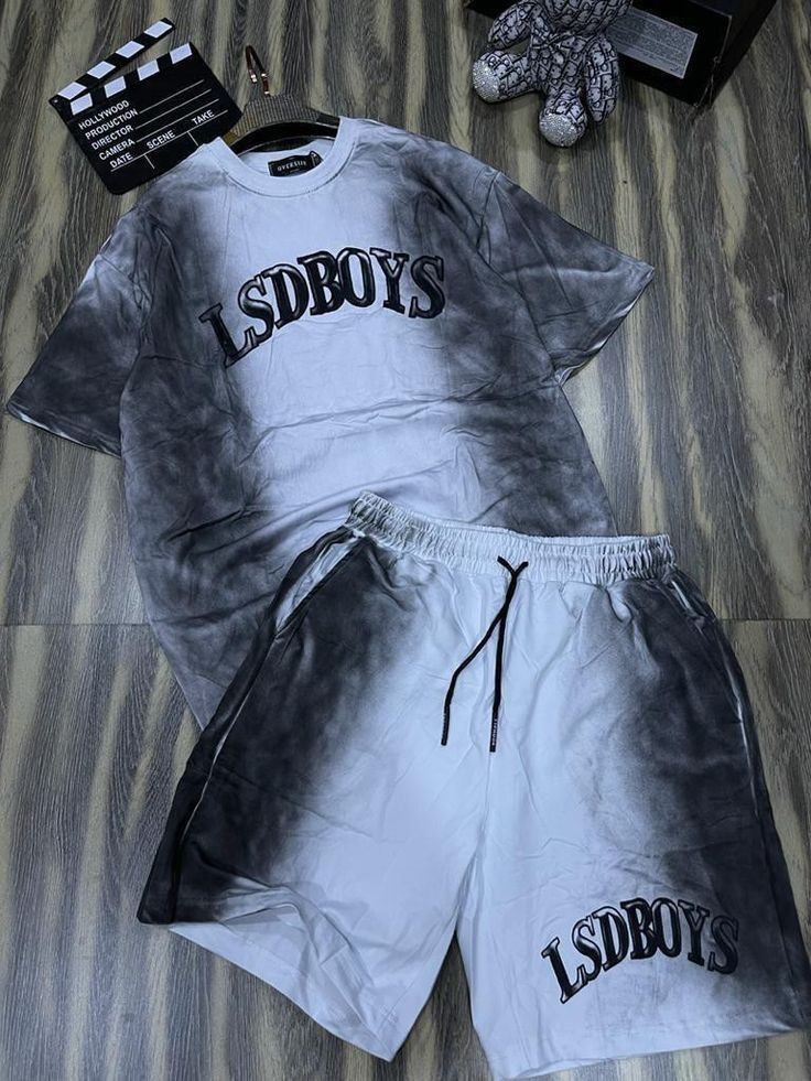 ⭕Men's Short Sleeve Tracksuit Summer T Shirt…